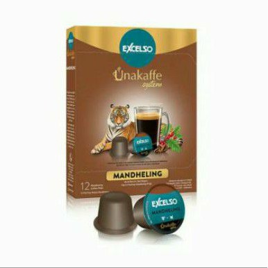 

EXCELSO Unakafee Coffee Mandheling Kopi Kapsul (12pods x 6gr)