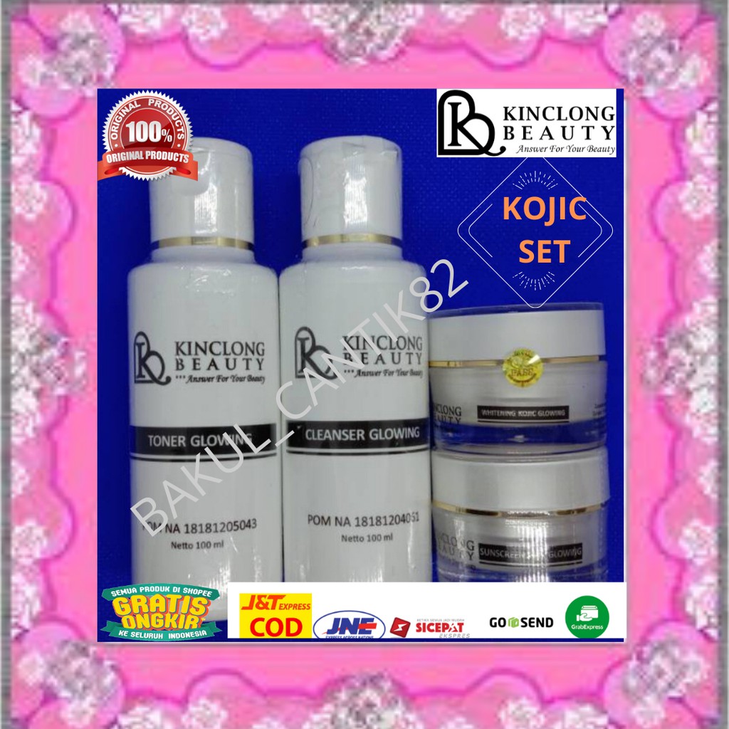 KINCLONG BEAUTY PAKET KOJIC CREAM UNTUK FLEK BANDEL DAN SUSAH PUTIH