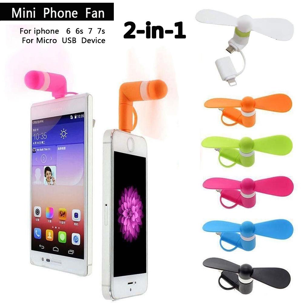 Fashion 2 In 1 Mini Portabel Usb Fan Electric Air Cooler Fan Untuk