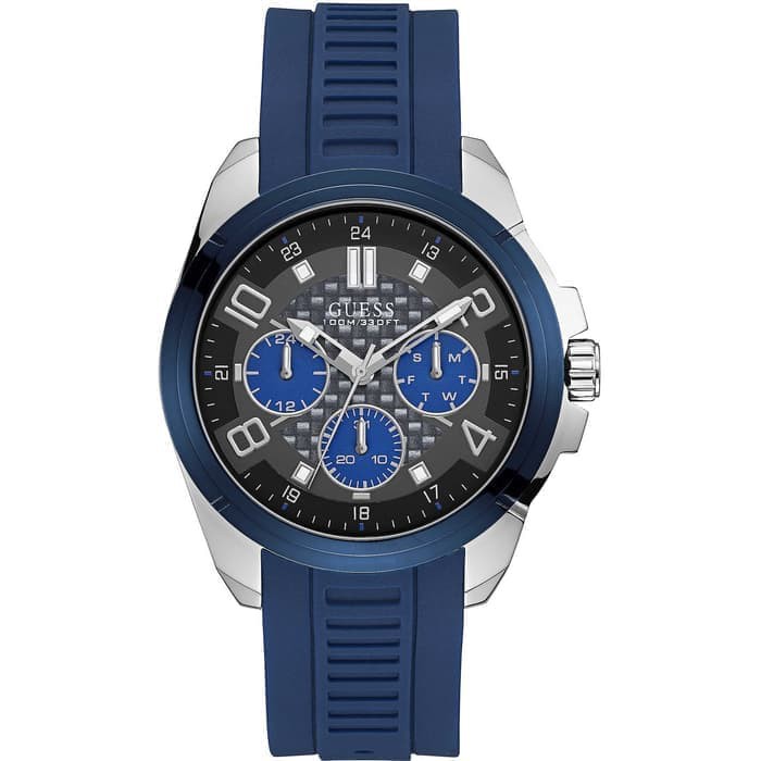 GUESS W1050G1 Scope - Jam Tangan Pria - Biru
