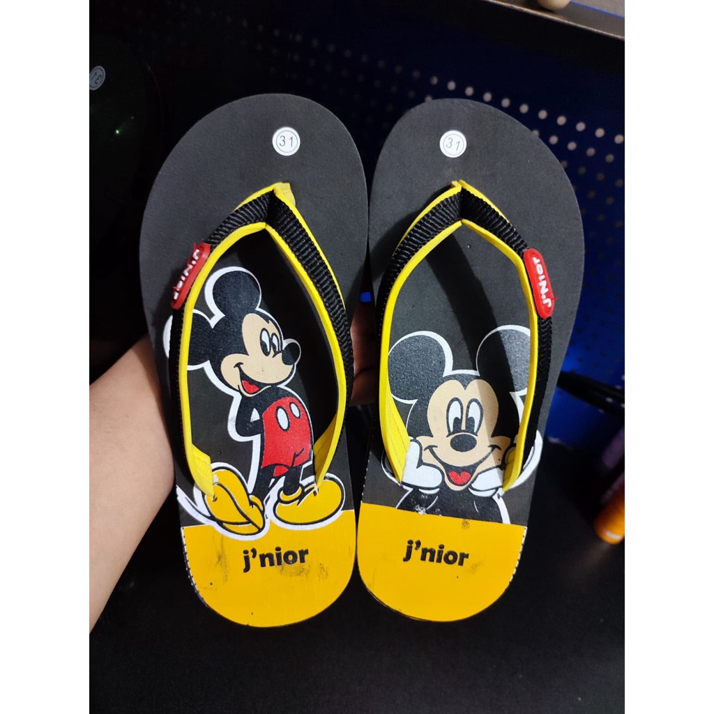 SANDAL JEPIT ANAK CEWE COWO MICKEY