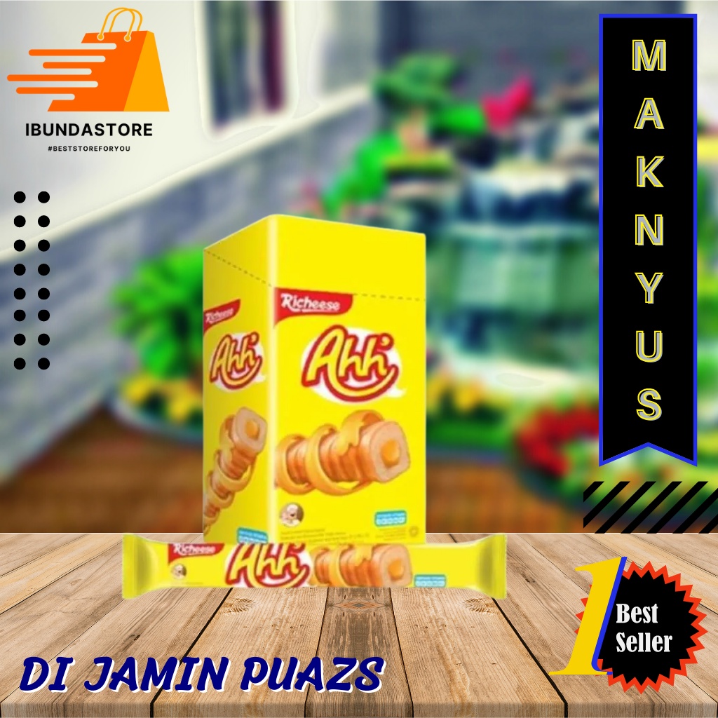 

Nabati Richeese Ahh 15g x 10 pcs / Richeese Ahh Besar / Wafer Stik Keju / Agen Snack Murah Surabaya / ibunda / IBUNDASTORE