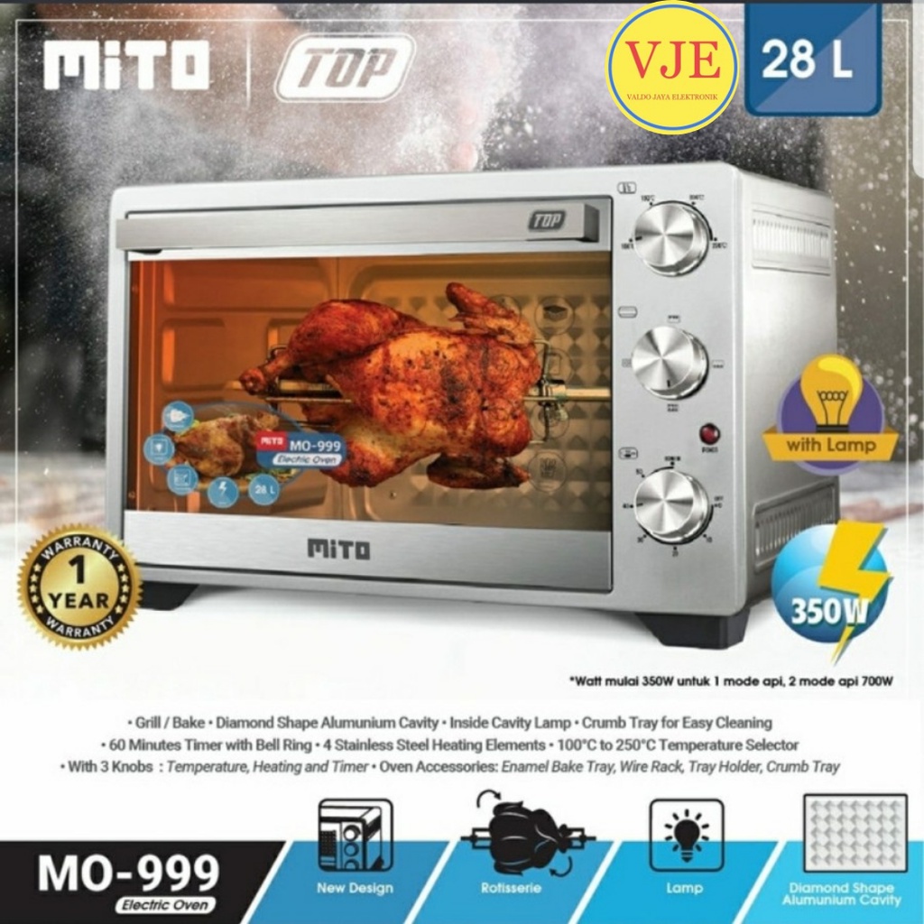 Mitochiba Oven Listrik Mito Mo Top 999 Garansi Resmi