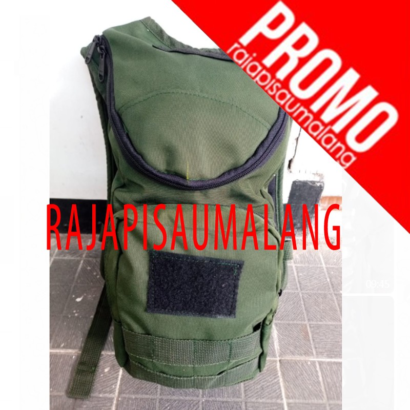 RPM Tas Sepeda Army Loreng Ransel Gowes Tentara TNI Hidropack Waterpack