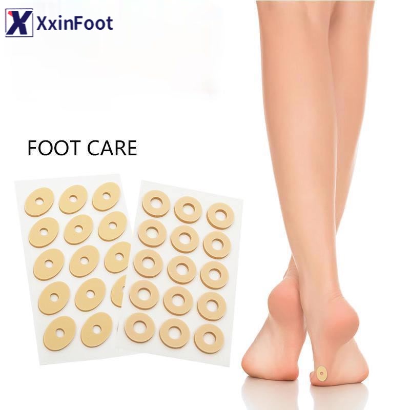 15 PCS/Lembar Kalus Bantal Sepatu Tumit Pad Busa Round Toe Kaki Jagung Bunion Protectors Pads