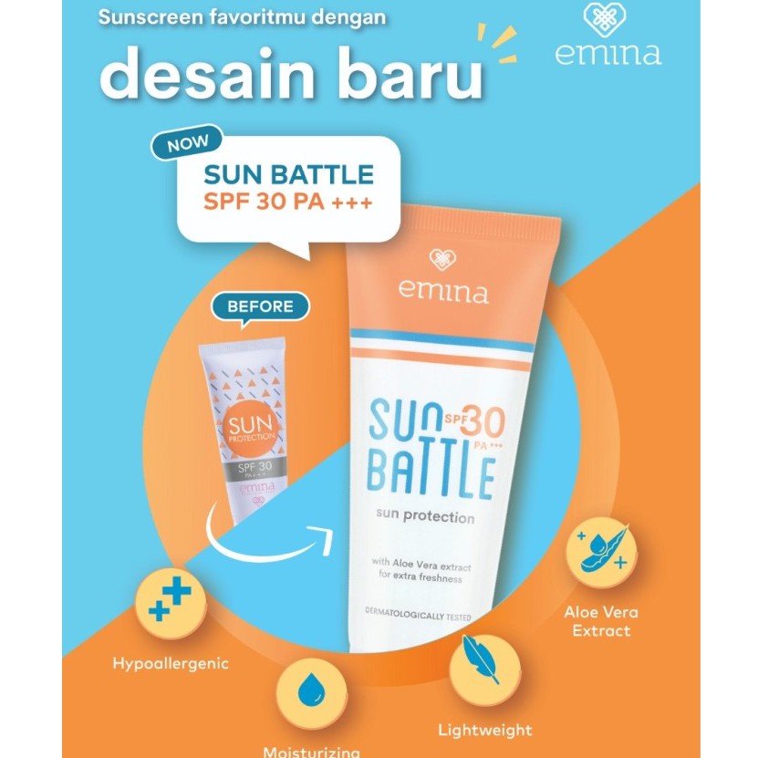 EMINA SUN PROTECTION SPF 30 PA+++ Sunscreen - 60 ml