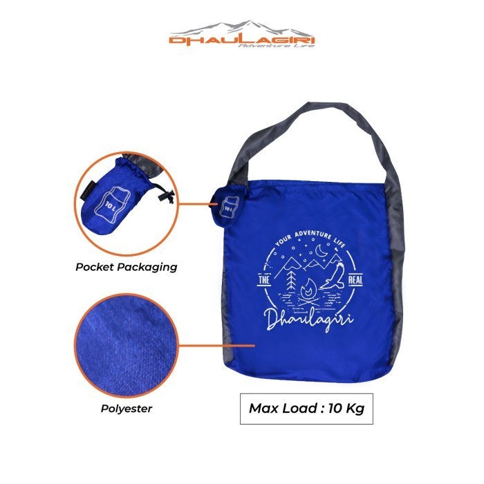 Tote Bag 10L Dhaulagiri Tas Lipat Belanja Shopping Mini Foldable