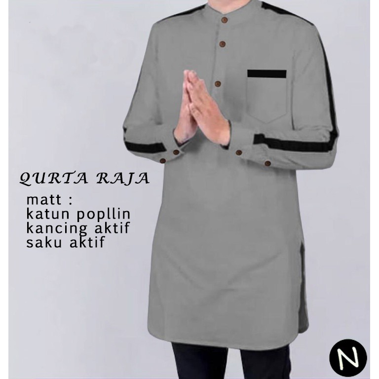 CTN Baju muslim Koko QURTA lengan panjang Best seller