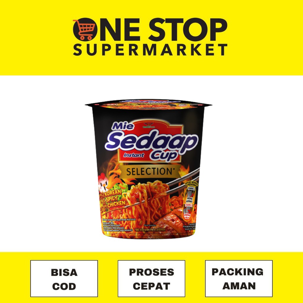 

Sedaap Mie Cup Korean Spicy Chicken 81gr