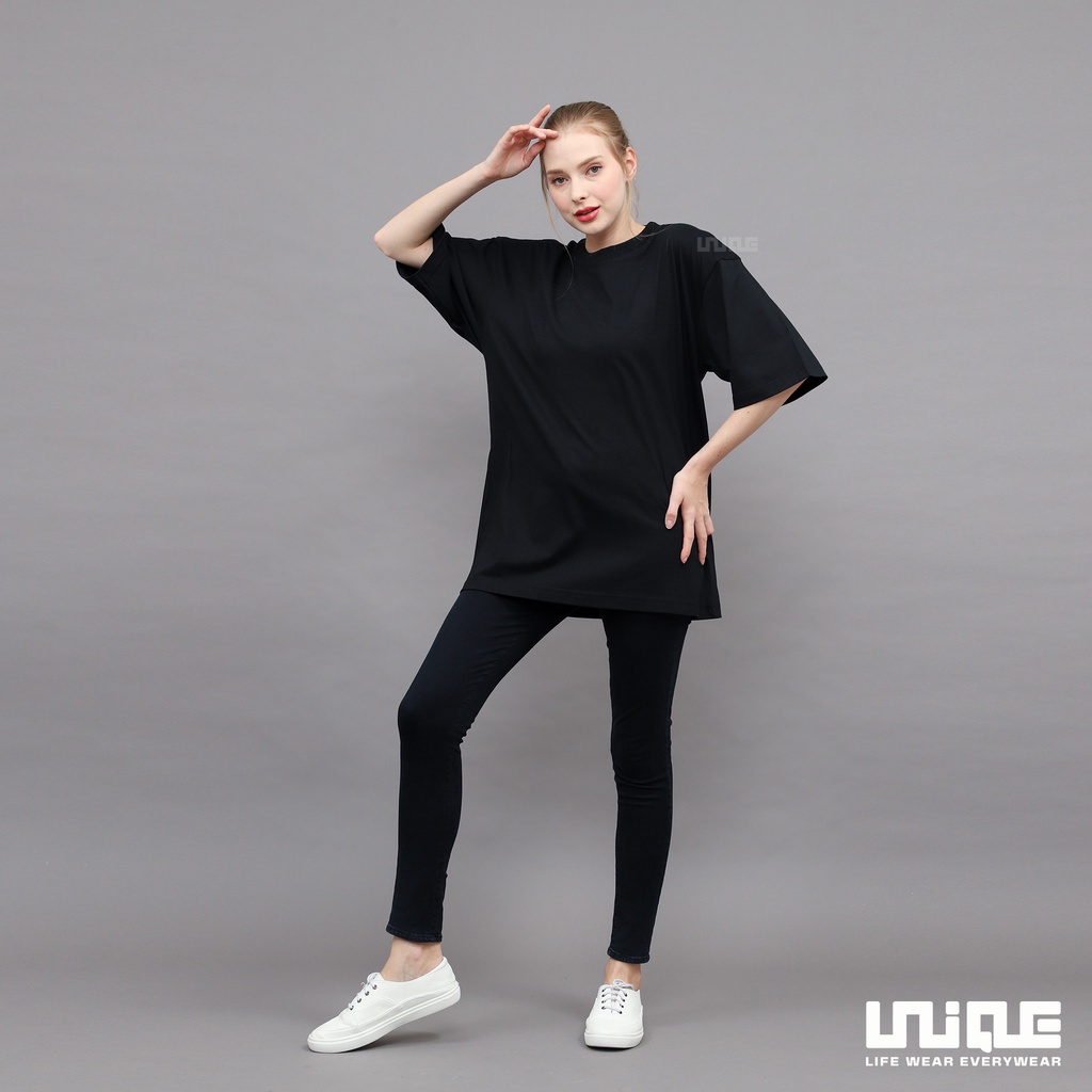 UNIQUE - (Basic Series) Kaos Polos Oversize Basic Jet Black