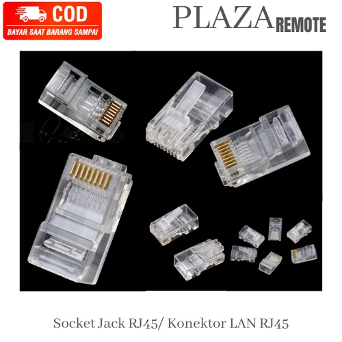 Socket Jack RJ45/ Konektor LAN RJ45 / RJ 45 / RG45 / RG 45 eceran