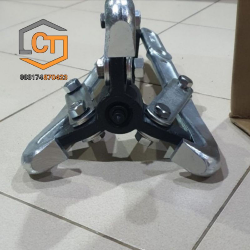 Treker bearing 16 Inch Tjap mata Treker kaki 3 Type Germany Gear Puller Three Jaw 140 - 405 mm