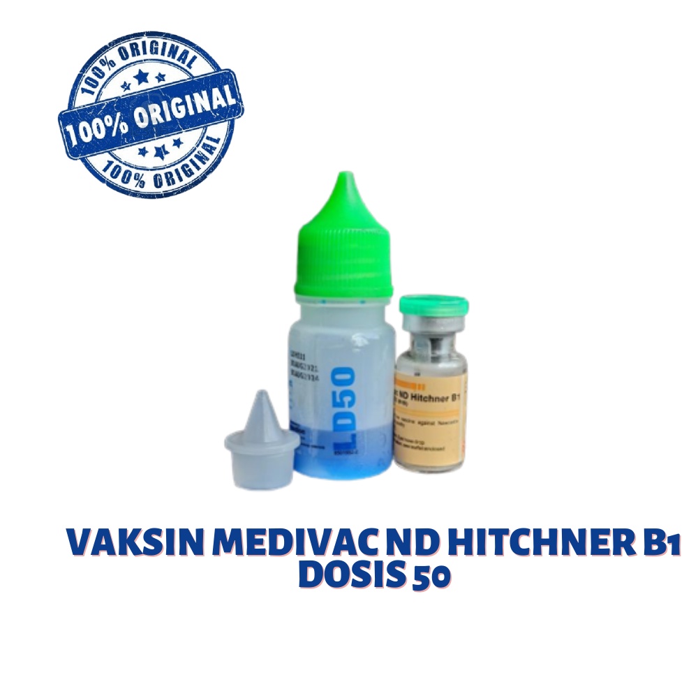 VAKSIN MEDIVAC ND HITCHNER B1 - dosis 50