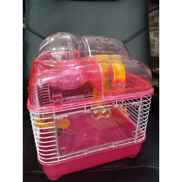 Kandang hamster tingkat plus bola-1