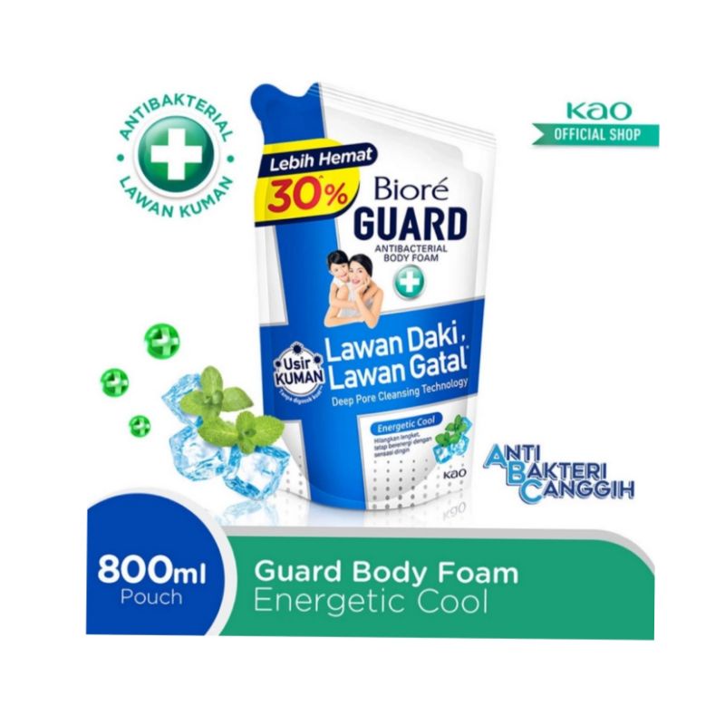 BIORE Guard Bodywash Lively Refresh / Active Antibacterial 800ml