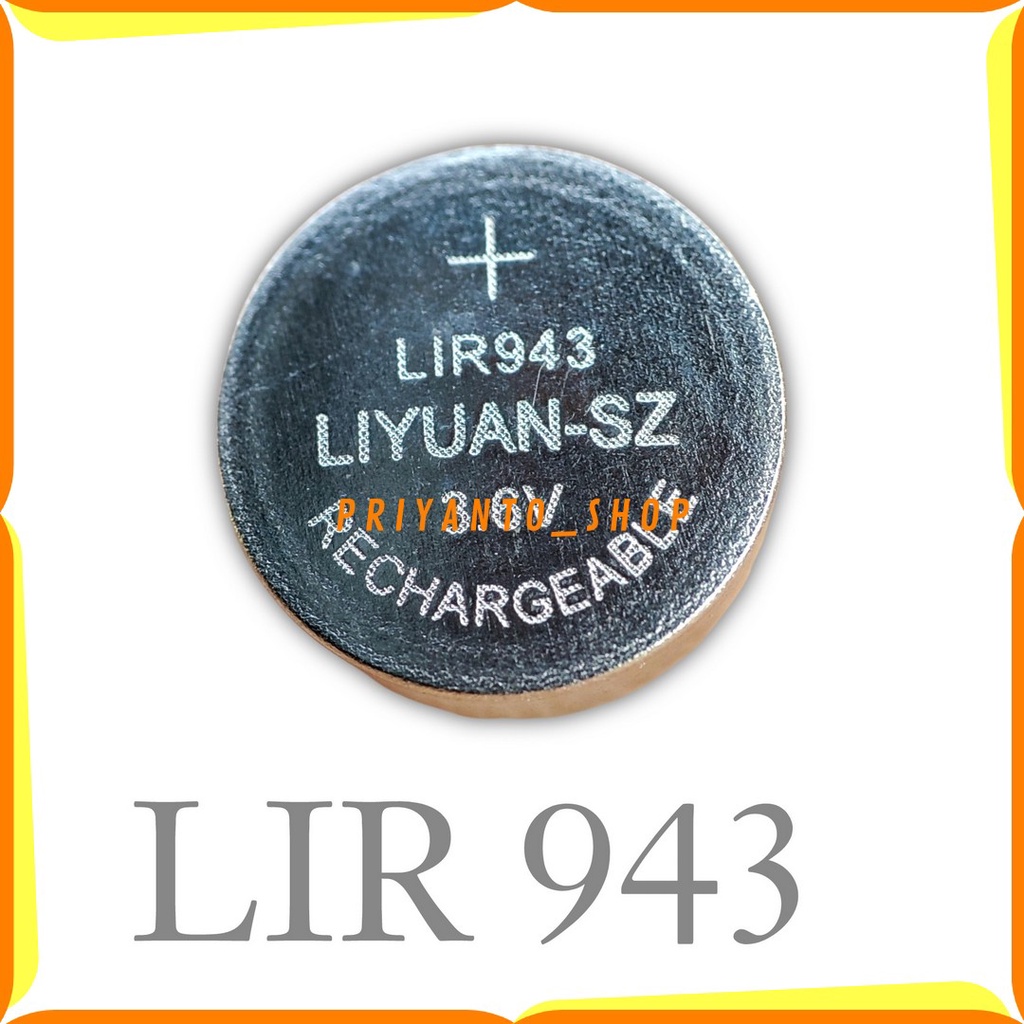 BATTERY BATERAI LIR943 LIR940 RECHARGEABLE