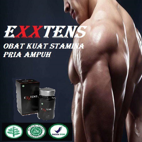 Exxtens Suplemen Stamina Peningkat Kejantanan Pria Herbal ORIGINAL BPOM