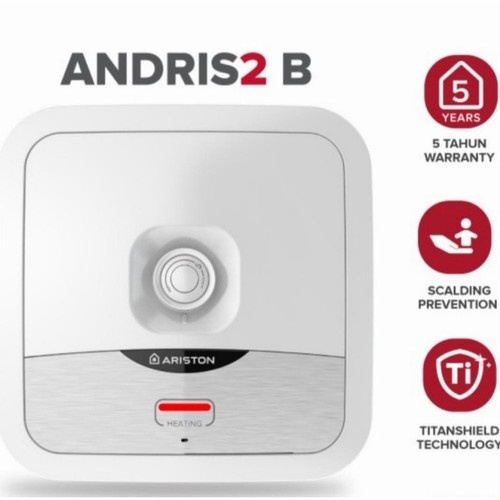 Ariston ANDRIS2 B Pemanas Air Water Heater 10L 15L 30L GARANSI RESMI