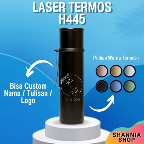 CUSTOM [ NAMA / LOGO ] H445 Termos Vacuum Cup Macarons 500ML / LASER GRAFIR / UV PRINT / PROMOSI SOUVENIR HAMPERS