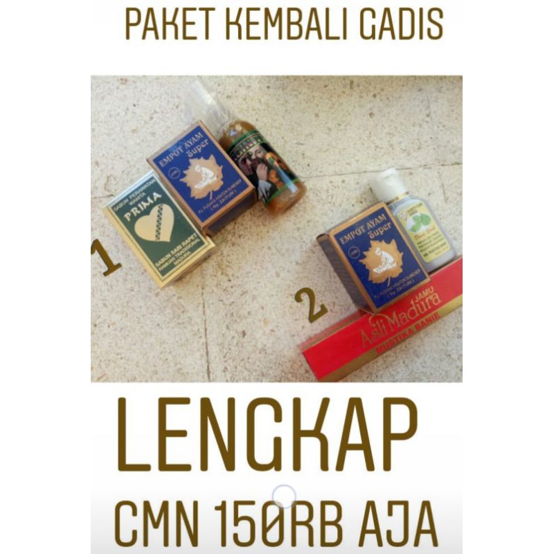 

Jamu madura paket kembali gadis