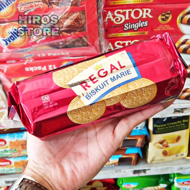 

REGAL MARIE BISCUIT 230GRAM • BISKUIT MARIE REGAL 1 PAX ORIGINAL