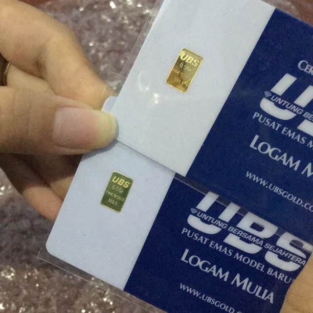 Logam mulia UBS 0,5 gram