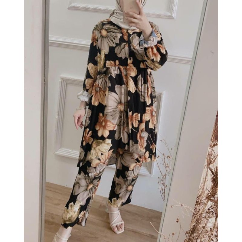 Grosir dan Ecer Baju Setelan Wanita Briska One Set