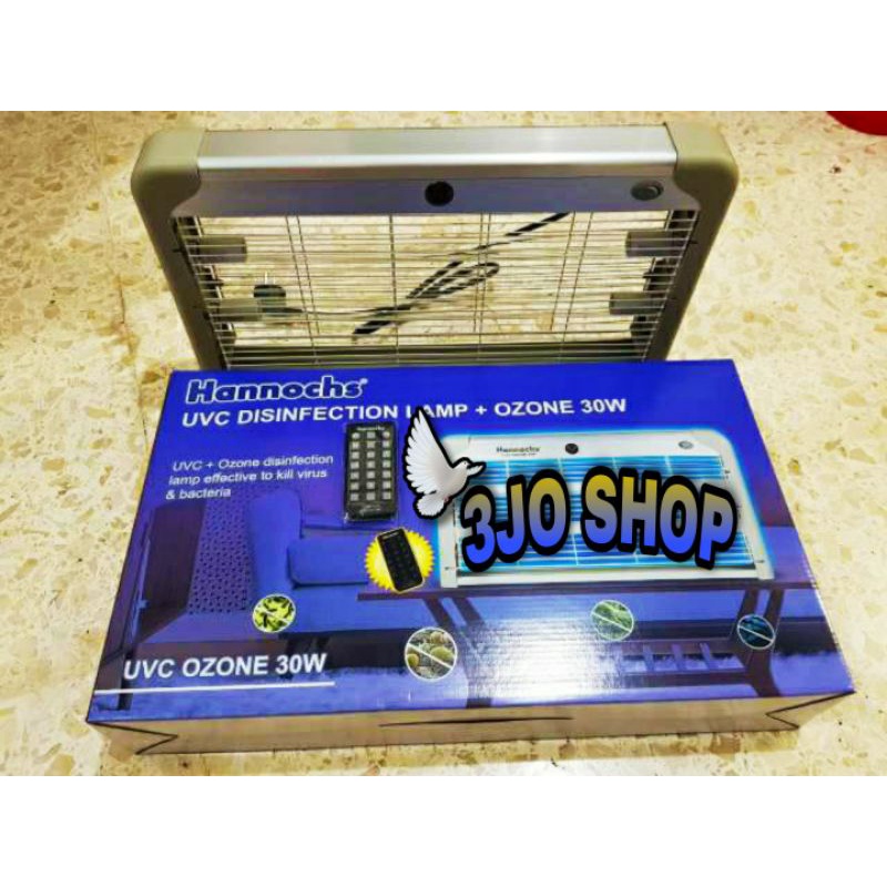 Lampu Uvc Hannochs/uvc Ozone 30 Watt/disinfektan Anti Virus Kuman