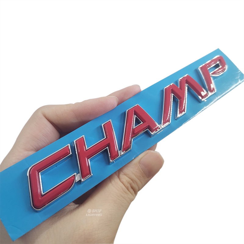 1pc Stiker Emblem Logo CHAMP Bahan ABS Untuk Dekorasi Mobil TOYOTA HILUX VIGO CHAMP