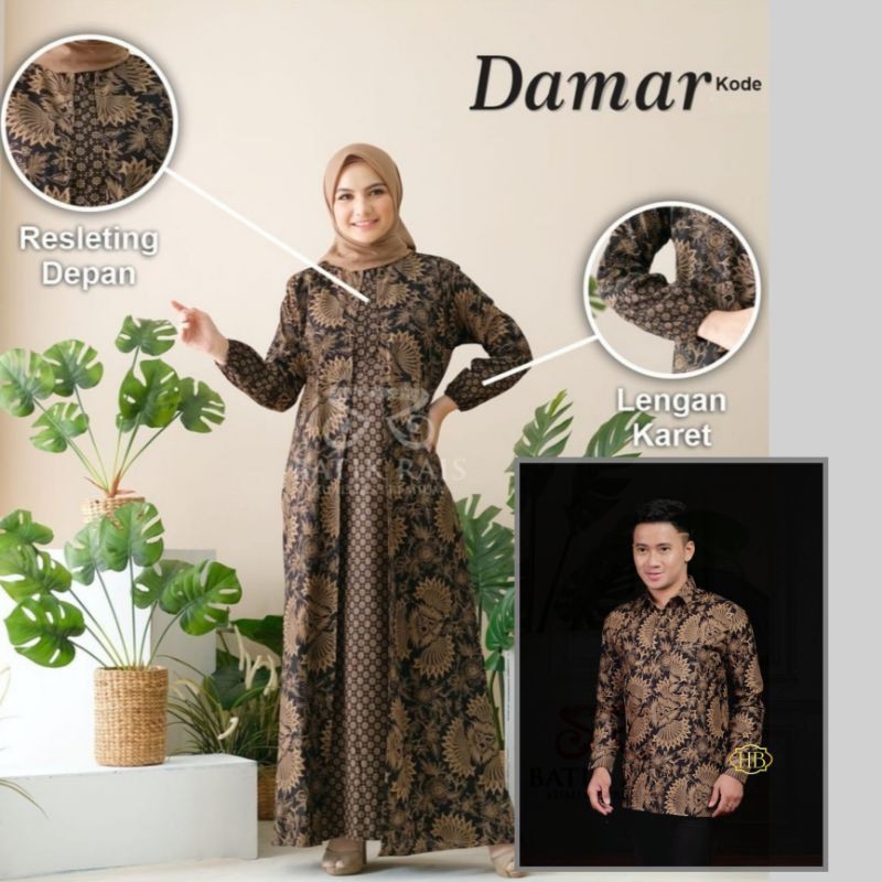 MERONAJAYA - Seragam Batik Couple Harga Satuan M L XL XXL STANDAR JUMBO