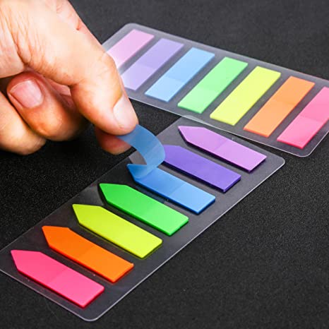 5-color waterproof loose-leaf notes index sticker