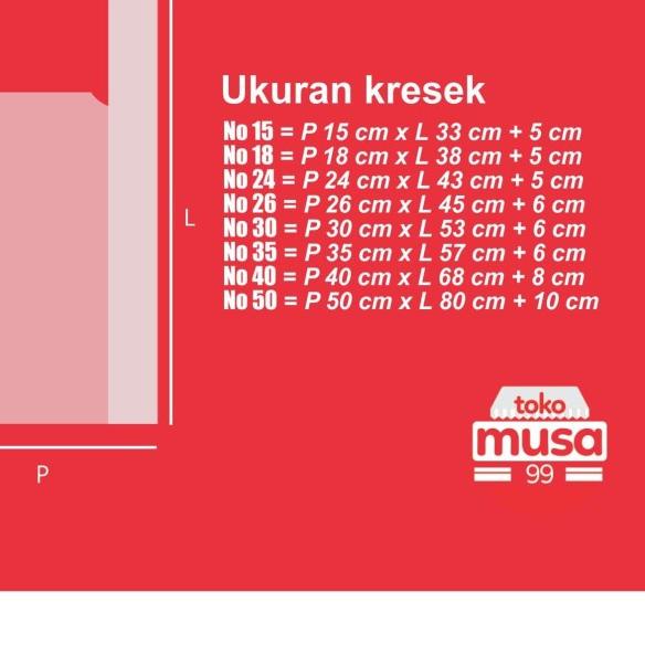 

Kantong Kresek Duo 35 Plastik Ramah Lingkungan