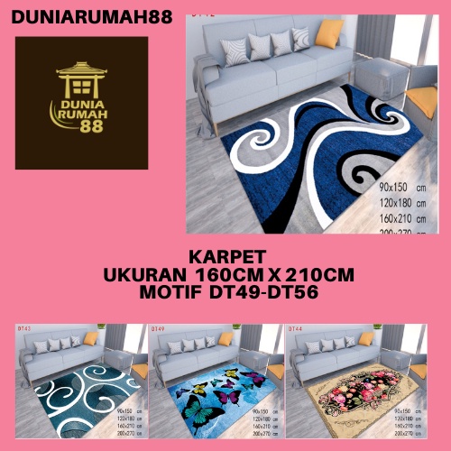 Karpet Lantai DT Ukuran 29cm x 160cm Anti Slip Series 49-56