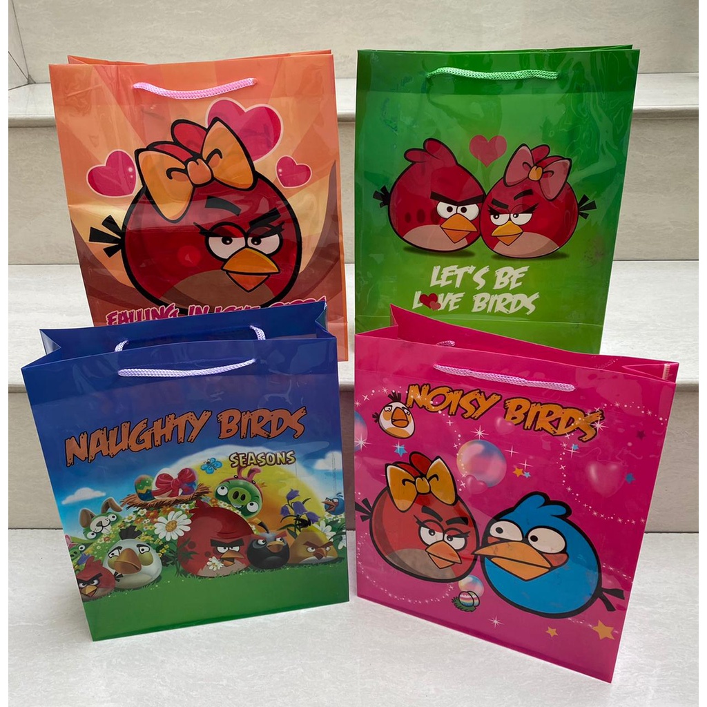 1Lusin Tas Souvenir Goodie Bag Ulang Tahun Princess Plastik Large