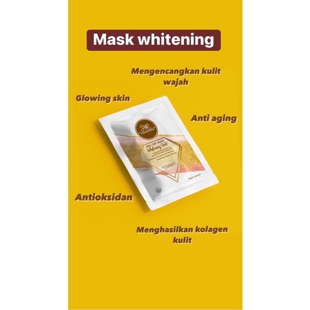 BISA (COD) MASKER WHITENING GOLD SYAHRENI GLOWING / MASKER SYR GLOWING WHITENING GOLD