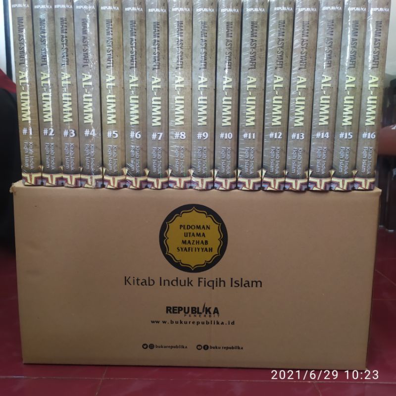 Jual Paket Kitab Induk Fiqih Islam Al Umm Al Umm Jilid 1 16 Shopee