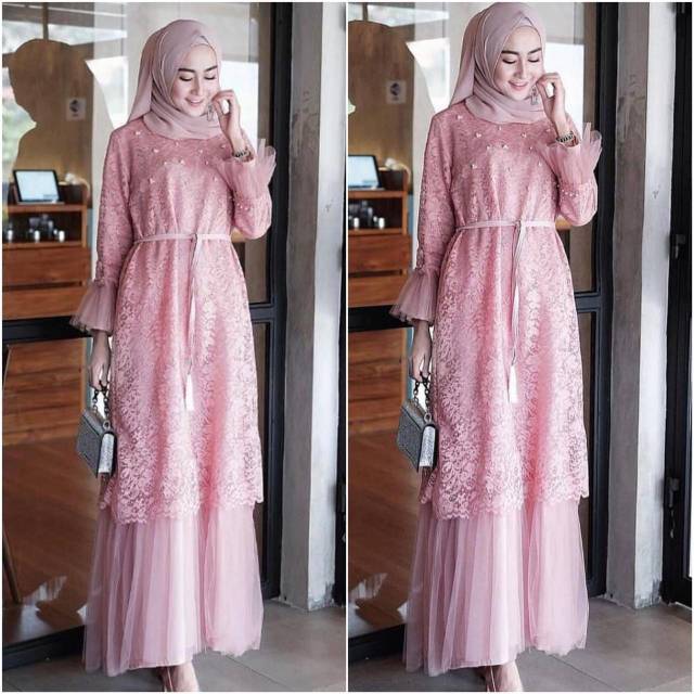 Maxi tiara#baju muslimah