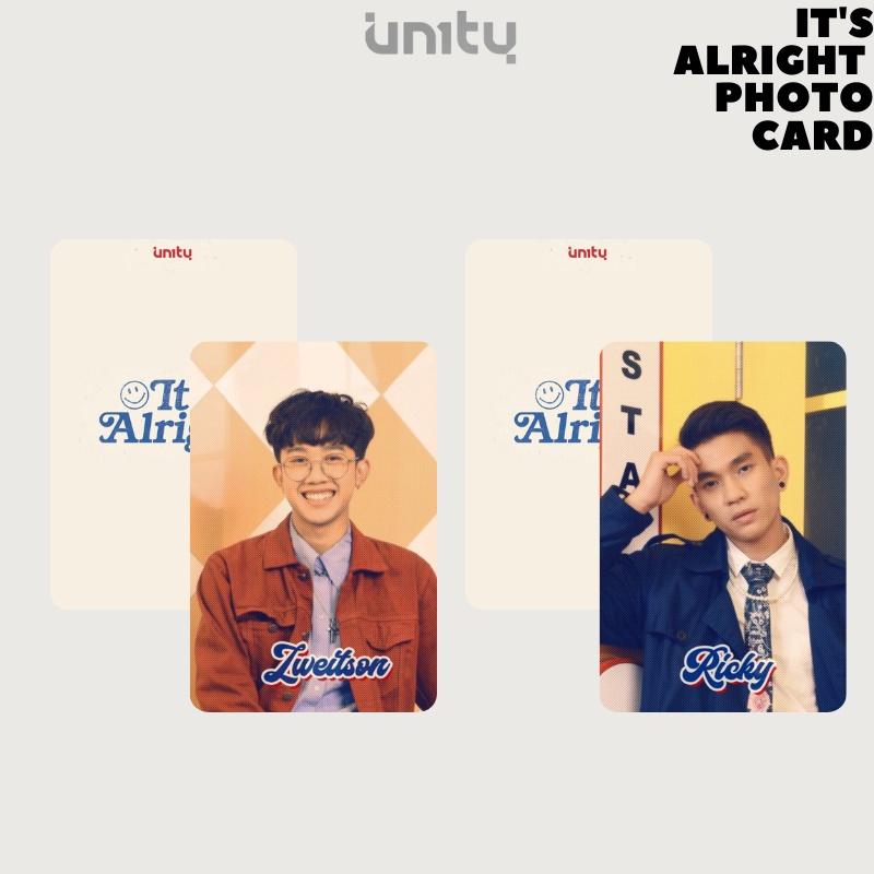 UN1TY  UNOFFICIAL PHOTOCARD ITS ALRIGHT
