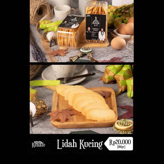 Lidah kucing Bandung Kunafe