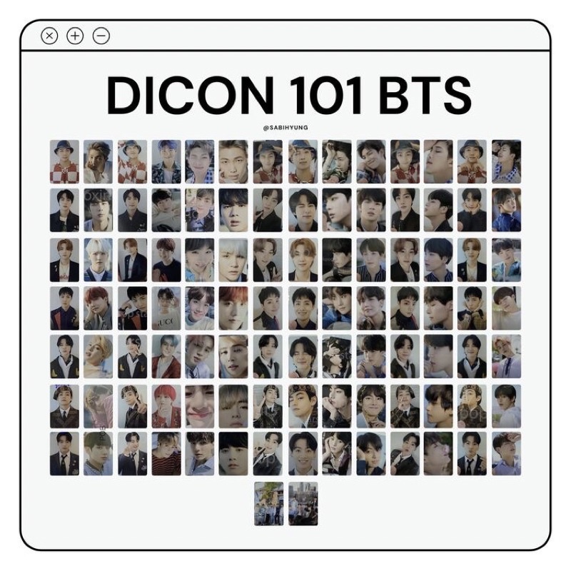 PC SUGA BTS DICON