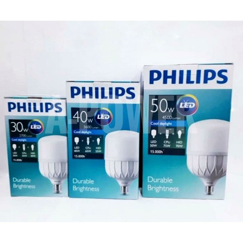Philips - Lampu LED Bulb/Bohlam 50W