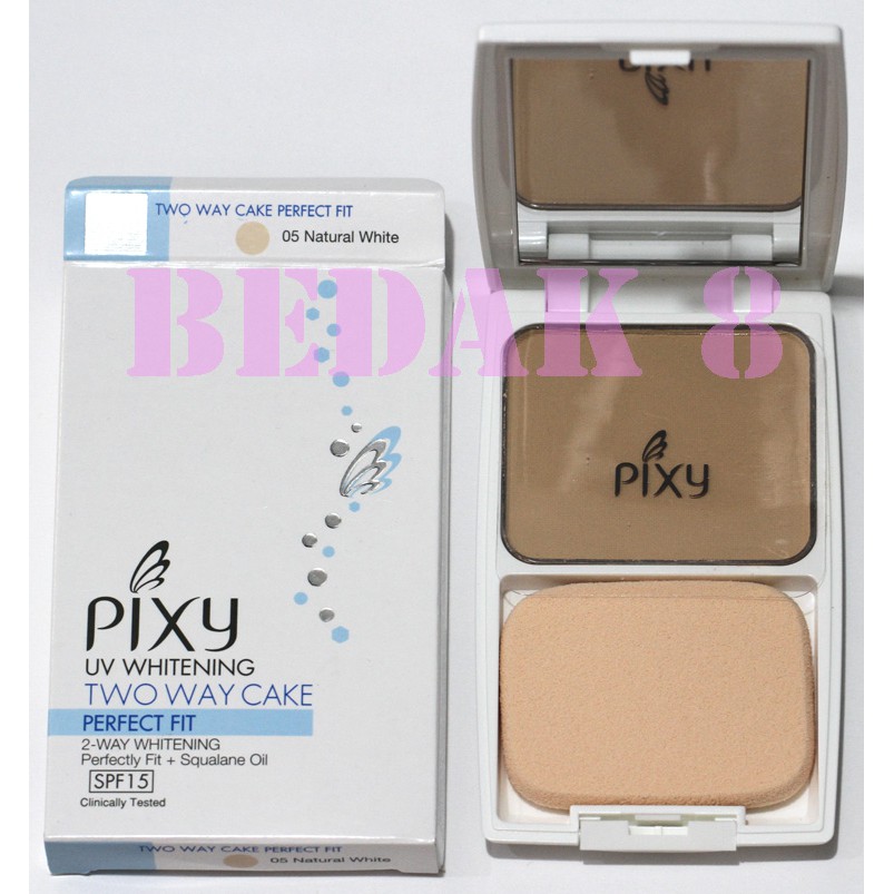 BEDAK PIXY UV WHITENING TWO WAY CAKE PERFECT FIT