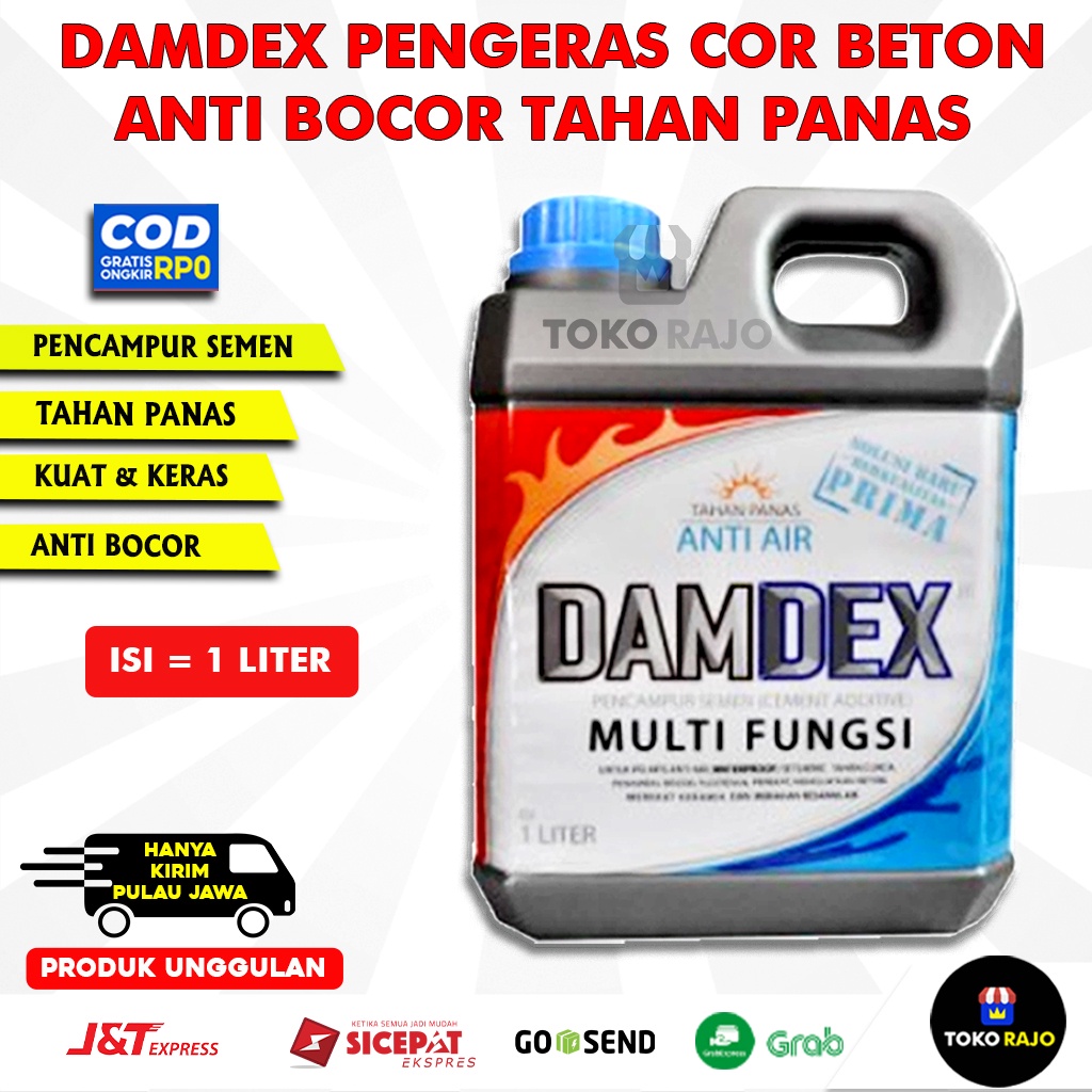 DAMDEX DAMDEK PENGERAS COR BETON ANTI BOCOR PELAPIS BAK KOLAM AN