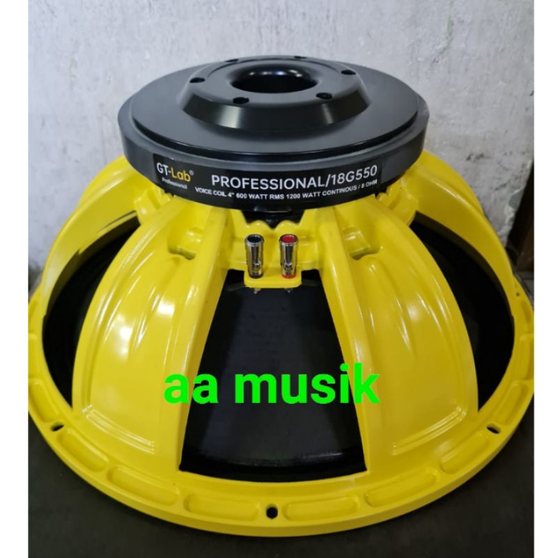 SPEAKER SUBWOOFER GT-LAB 18G550 VC 4INCH 1200 WATT GTLAB/RDW 18G550