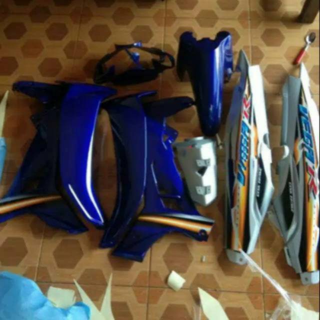 Body Halus Vega R New- Biru Silver