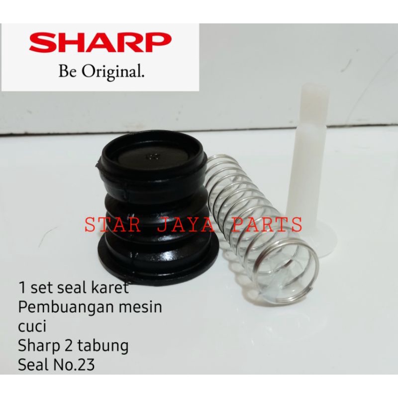 [SHARP] 1 SET SEAL KARET No.23 PEMBUANGAN MESIN CUCI