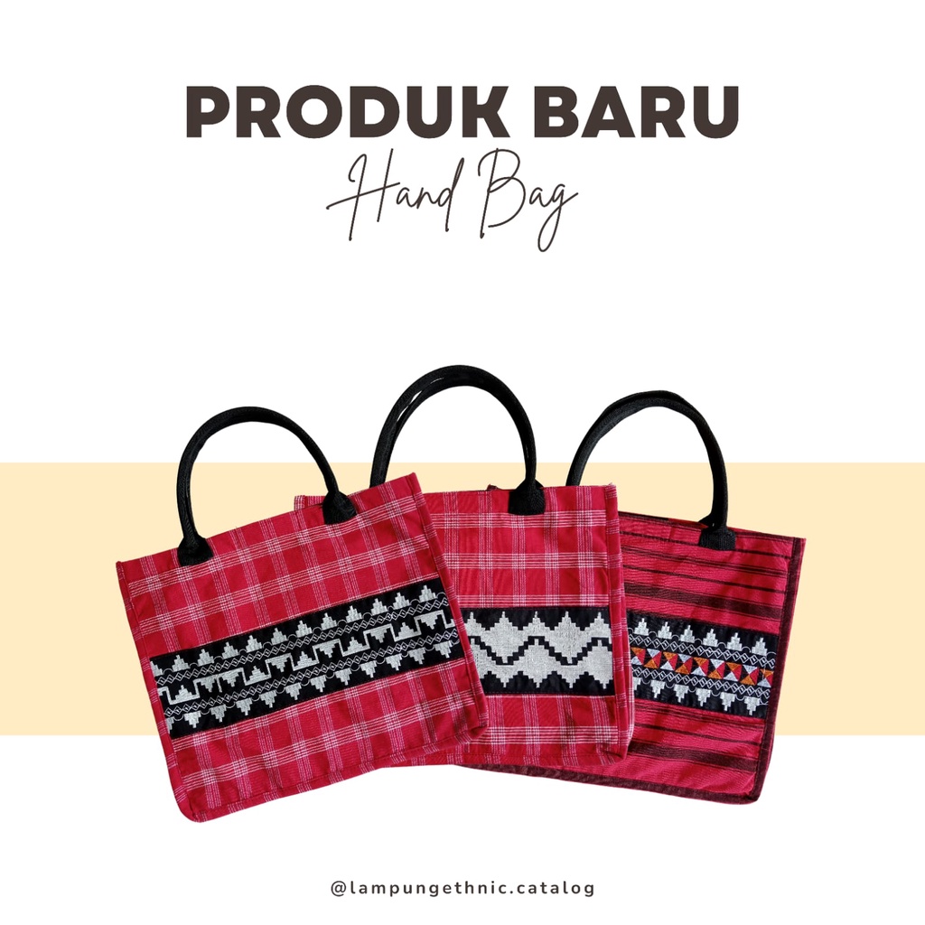 LAMPUNG ETHNICA OFFICIAL- TAPIS LAMPUNG ASLI - TOTE BAG TAPIS LAMPUNG - TAPIS LAMPUNG - TAS KHAS LAM