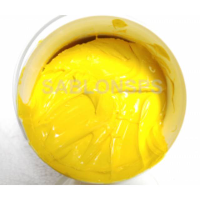 Tinta Sablon Plastisol ink Yellow