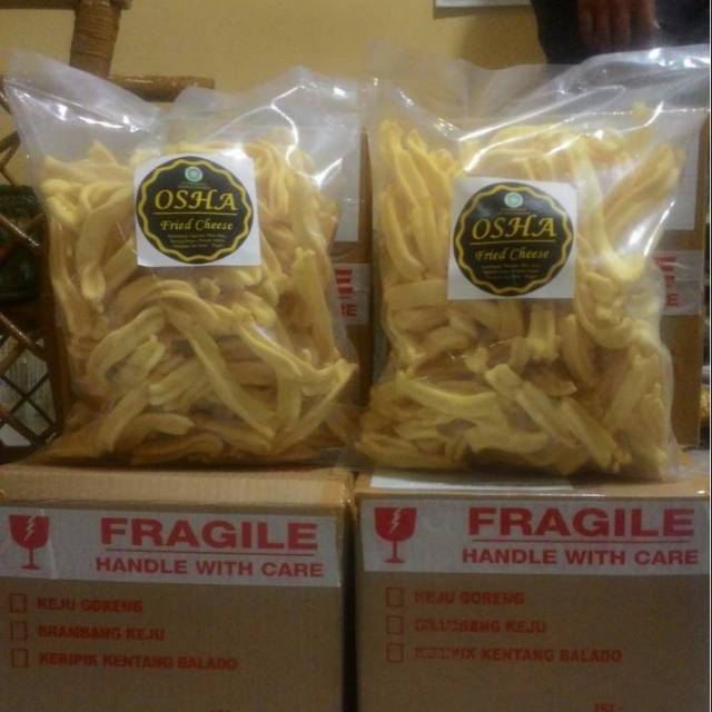 

snack kiloan cemilan makanan ringan Keju goreng OSHA renyah enak murah 500gr