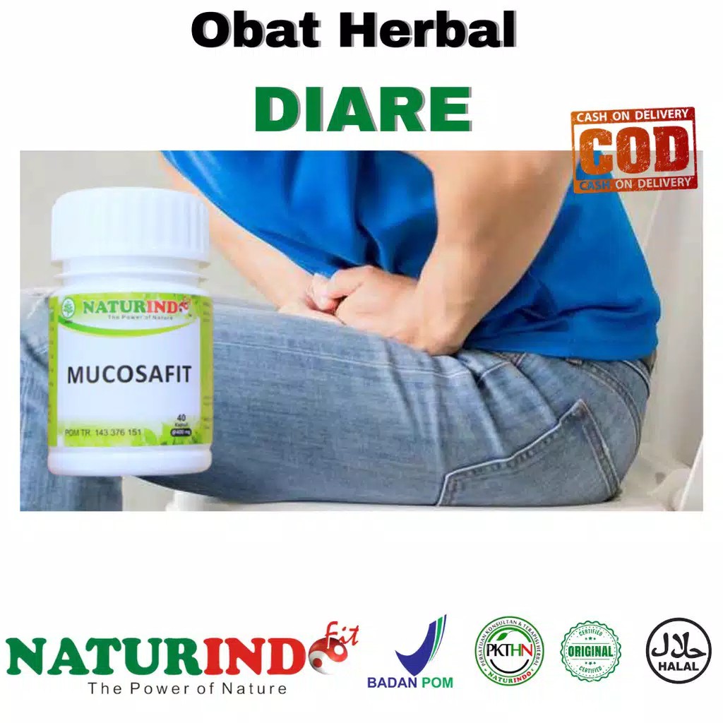 MUCOSAFIT NATURINDO FRESH OBAT HERBAL MURAH Spesial Lambung Diare tc02